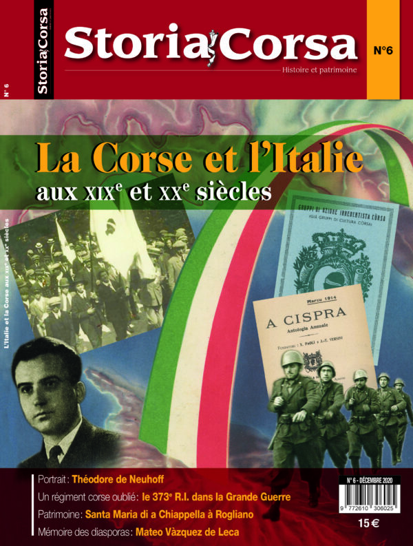 Storia Corsa N°6 - La Corse et l’Italie XIXe – XXe siècles
